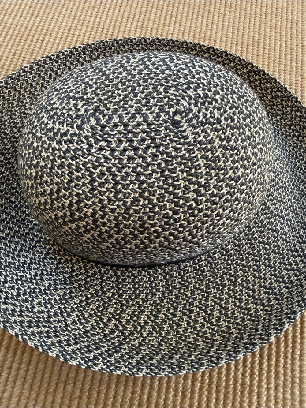 Wallaroo Amelia Black & Tan Paper Braid Sunhat - Picture 5 of 6